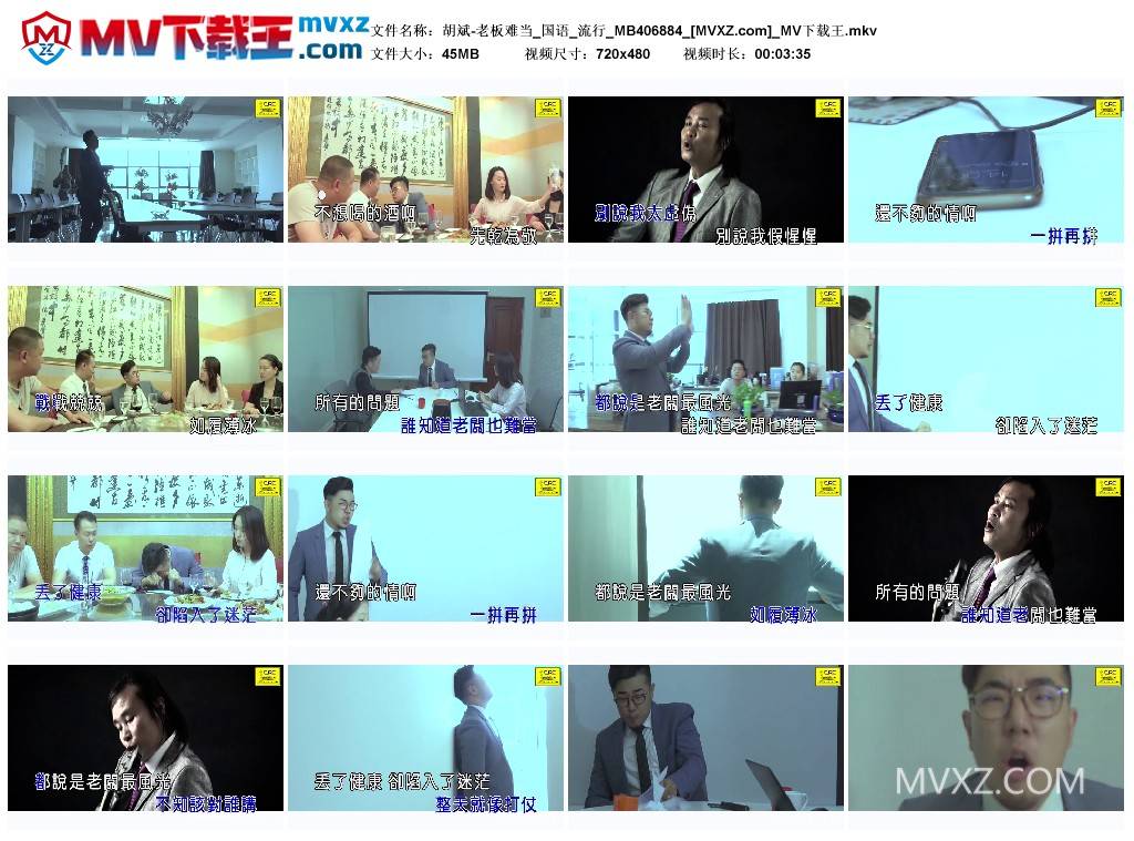 胡斌-老板难当_国语_流行_MB406884